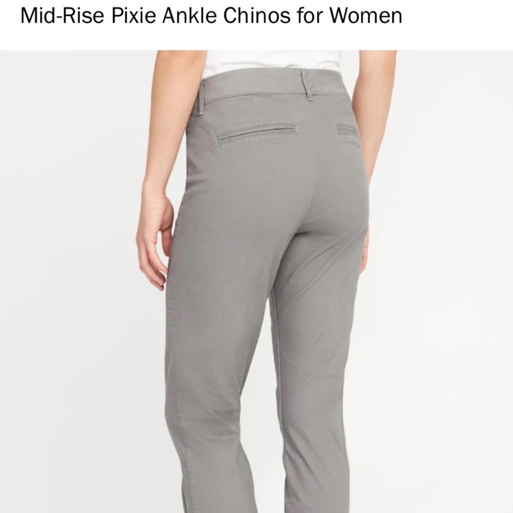 NWT grey old navy pixie pants - Picture 2 of 3